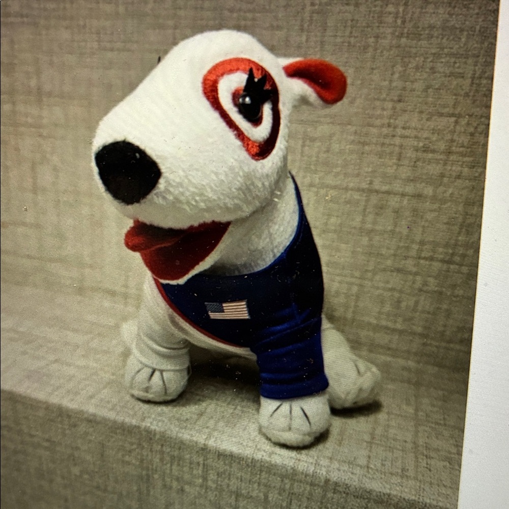 Target Bullseye Dog plush USA Olympics 2012 Gymnastics RARE #1 of 1175
